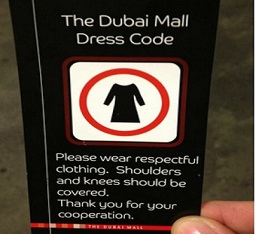 dubai mall dress code