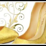 Alberto Moretti gold shoes