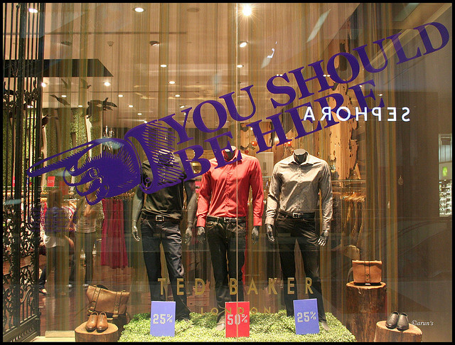 Dubai Mall window shopping