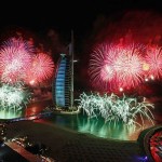 Dubai New Year Fireworks Burj Khalifa