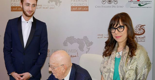 Cav+Mario+Boselli+Honorary+President++of+Arab+Fashion+Council+1